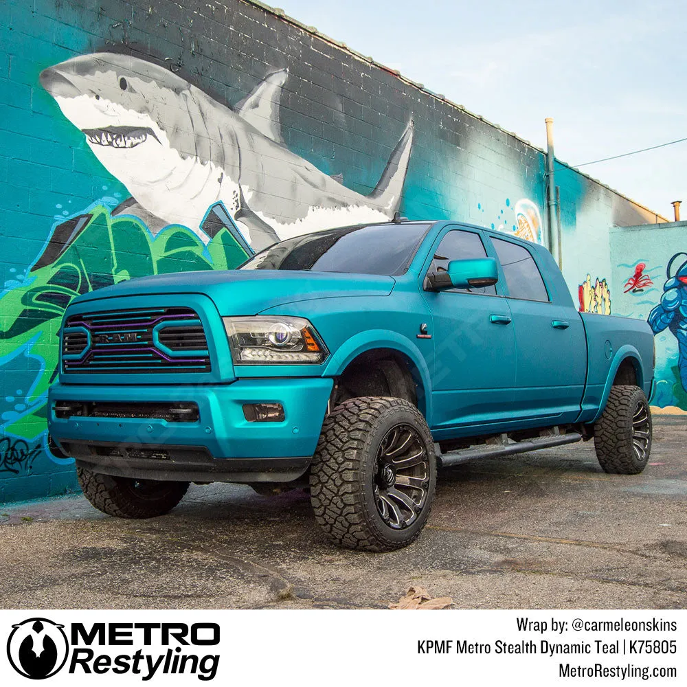 KPMF K75800 Metro Matte Stealth Dynamic Teal Vinyl Wrap K75805
