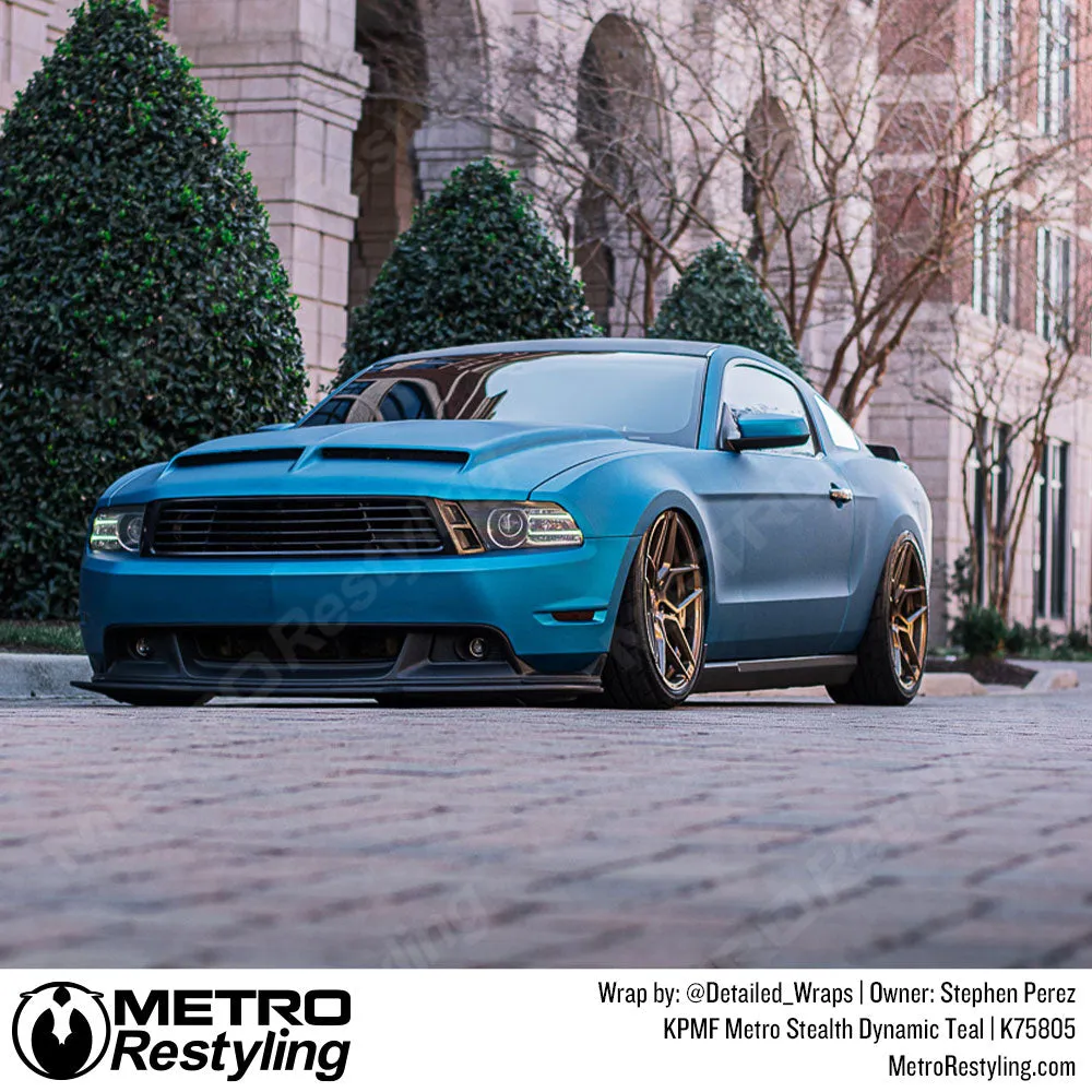 KPMF K75800 Metro Matte Stealth Dynamic Teal Vinyl Wrap K75805