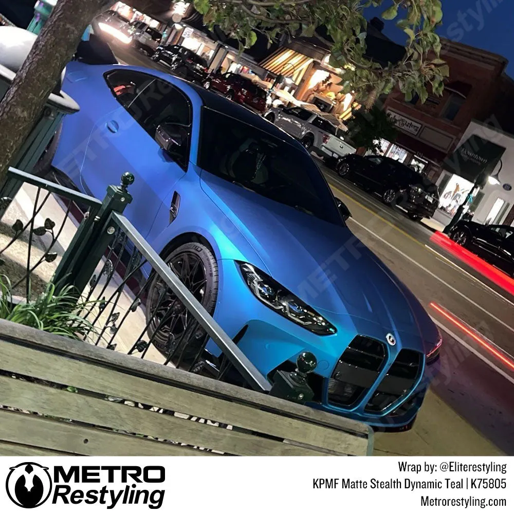 KPMF K75800 Metro Matte Stealth Dynamic Teal Vinyl Wrap K75805