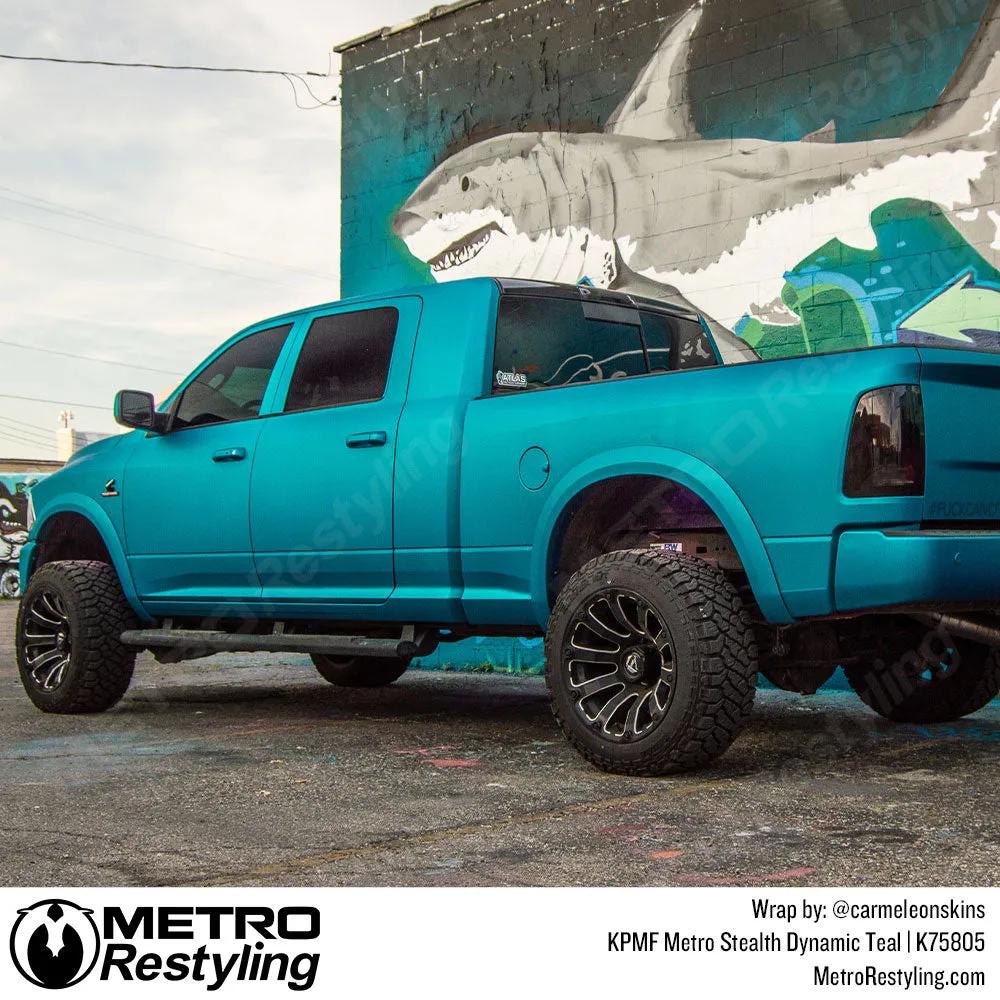 KPMF K75800 Metro Matte Stealth Dynamic Teal Vinyl Wrap K75805