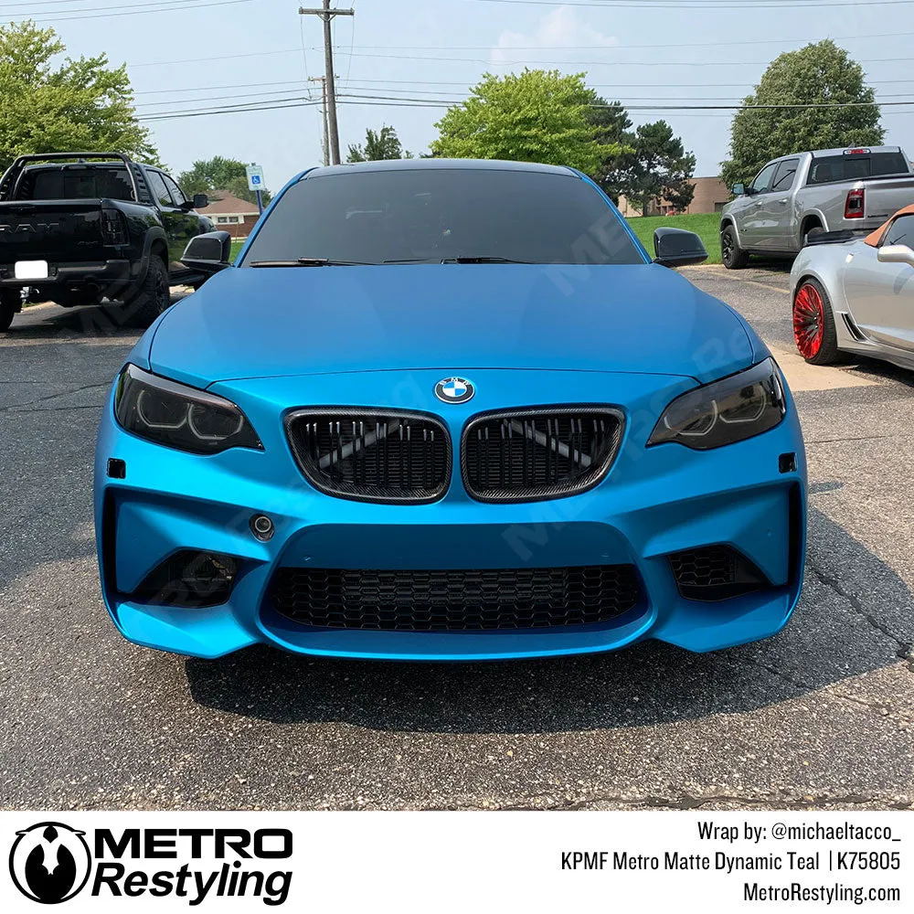 KPMF K75800 Metro Matte Stealth Dynamic Teal Vinyl Wrap K75805