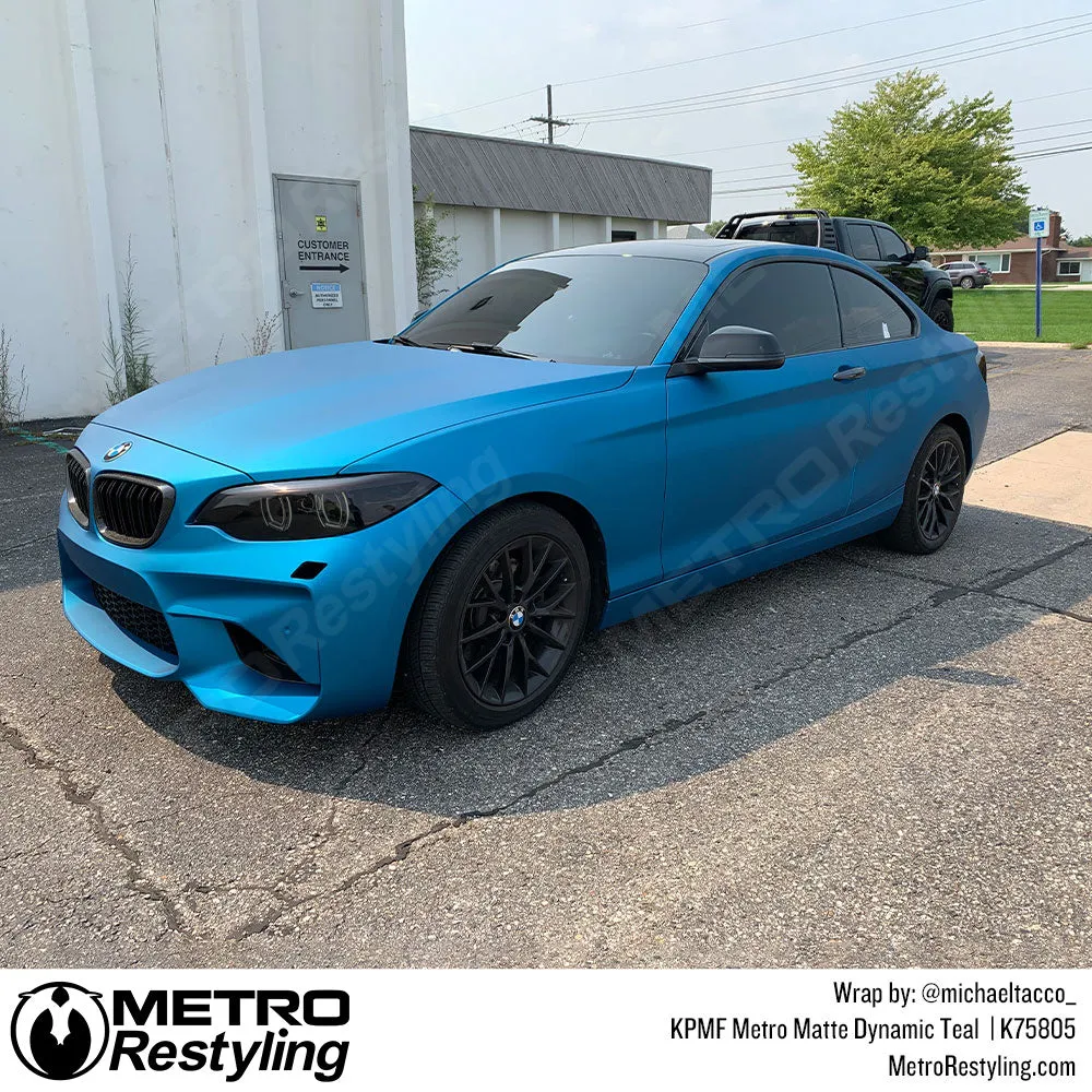KPMF K75800 Metro Matte Stealth Dynamic Teal Vinyl Wrap K75805