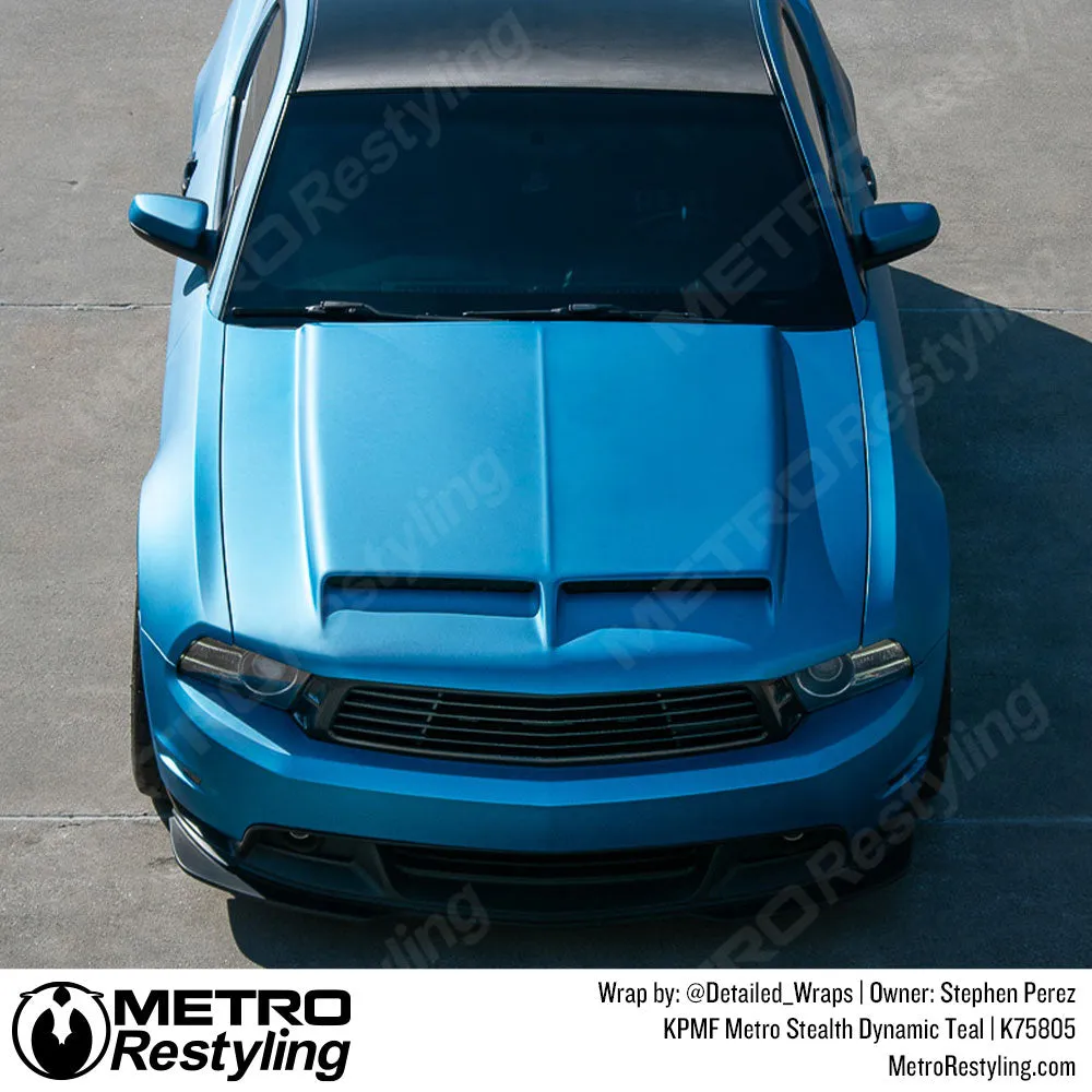 KPMF K75800 Metro Matte Stealth Dynamic Teal Vinyl Wrap K75805