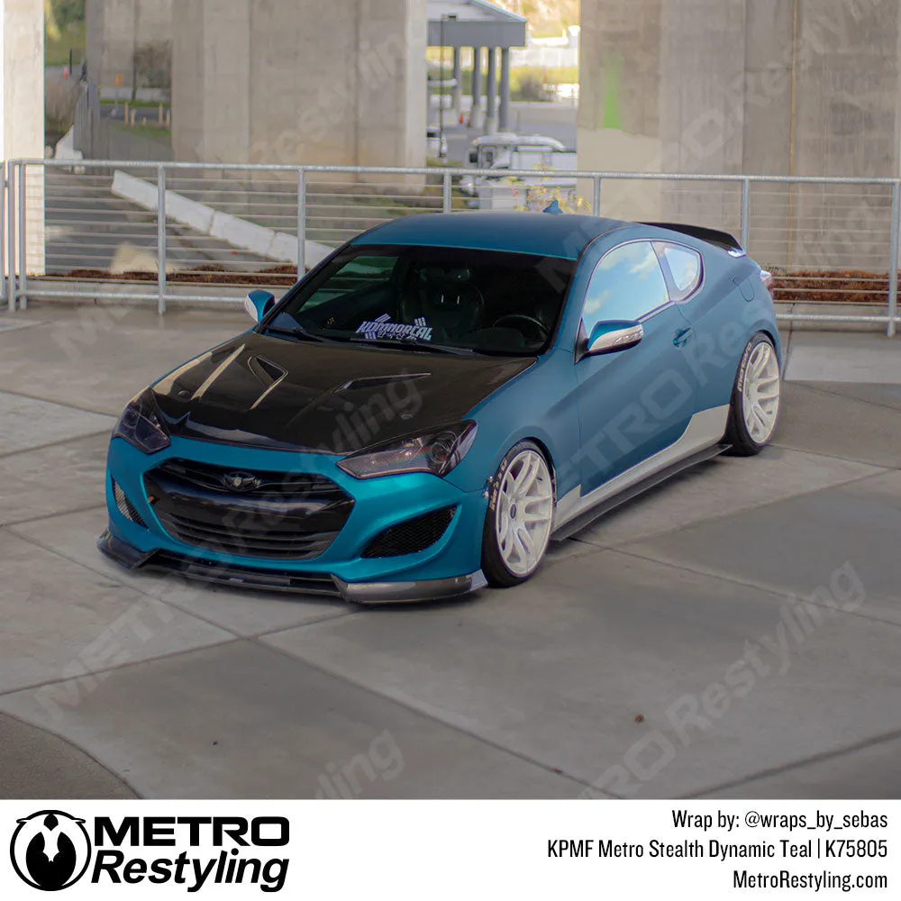 KPMF K75800 Metro Matte Stealth Dynamic Teal Vinyl Wrap K75805