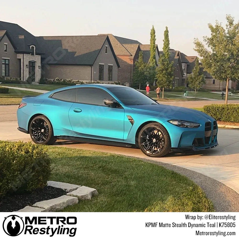 KPMF K75800 Metro Matte Stealth Dynamic Teal Vinyl Wrap K75805