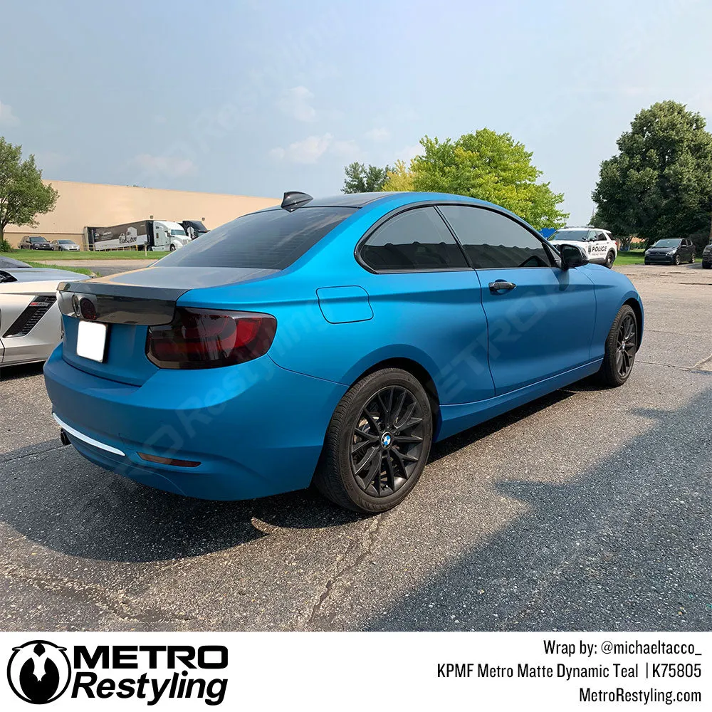 KPMF K75800 Metro Matte Stealth Dynamic Teal Vinyl Wrap K75805