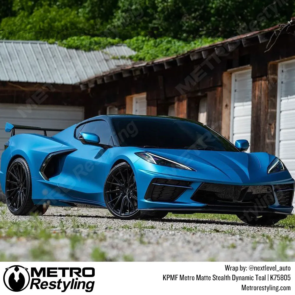 KPMF K75800 Metro Matte Stealth Dynamic Teal Vinyl Wrap K75805