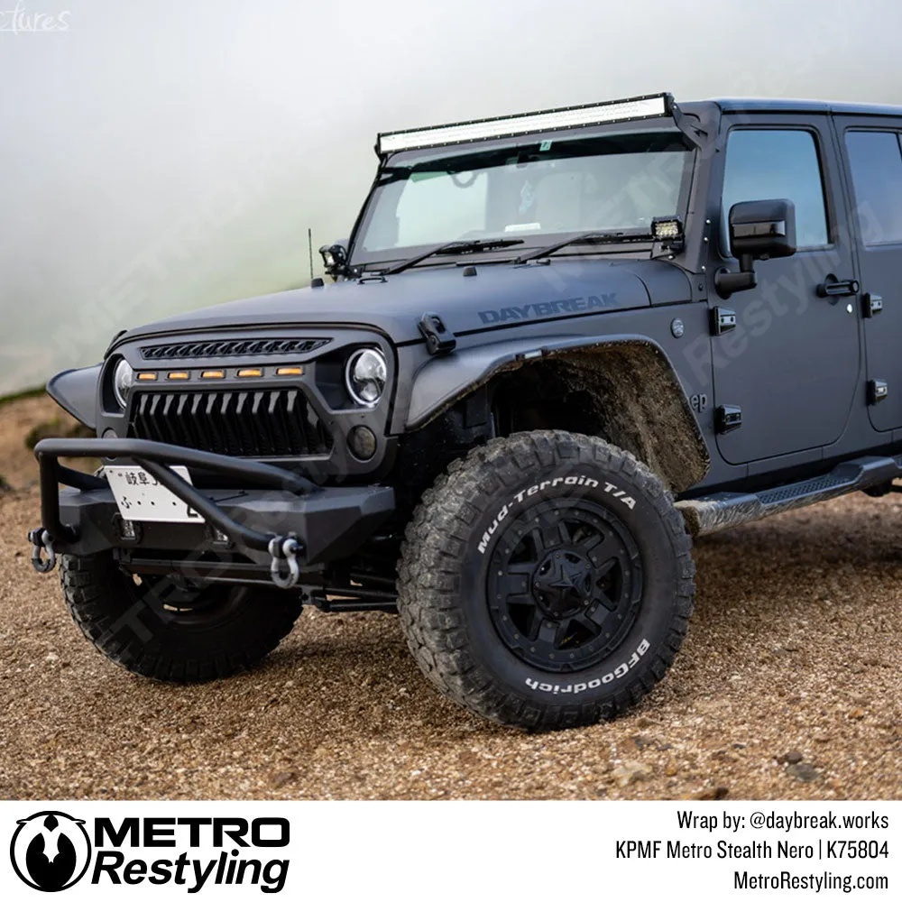 KPMF K75800 Metro Matte Stealth Nero Vinyl Wrap K75804