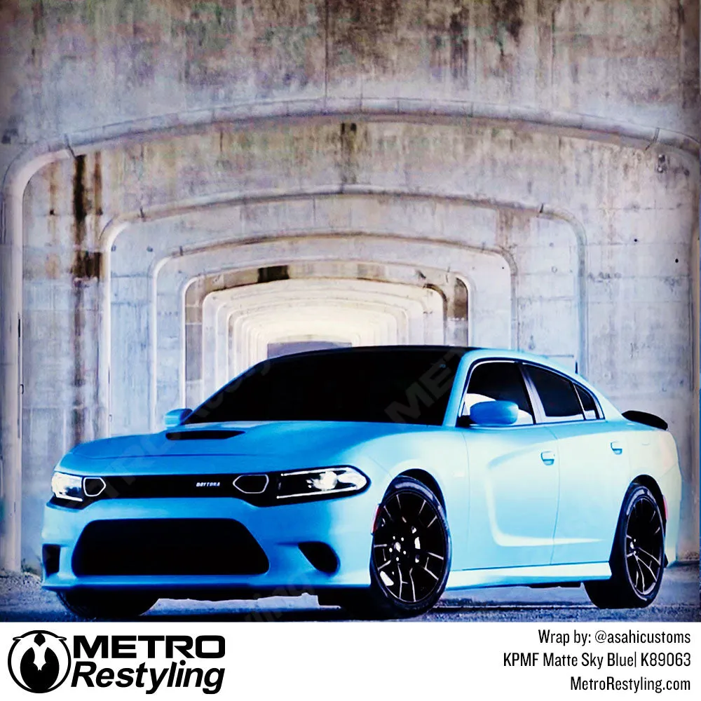 KPMF K89000 Matte Sky Blue Vinyl Wrap | K89063 (Special Order)