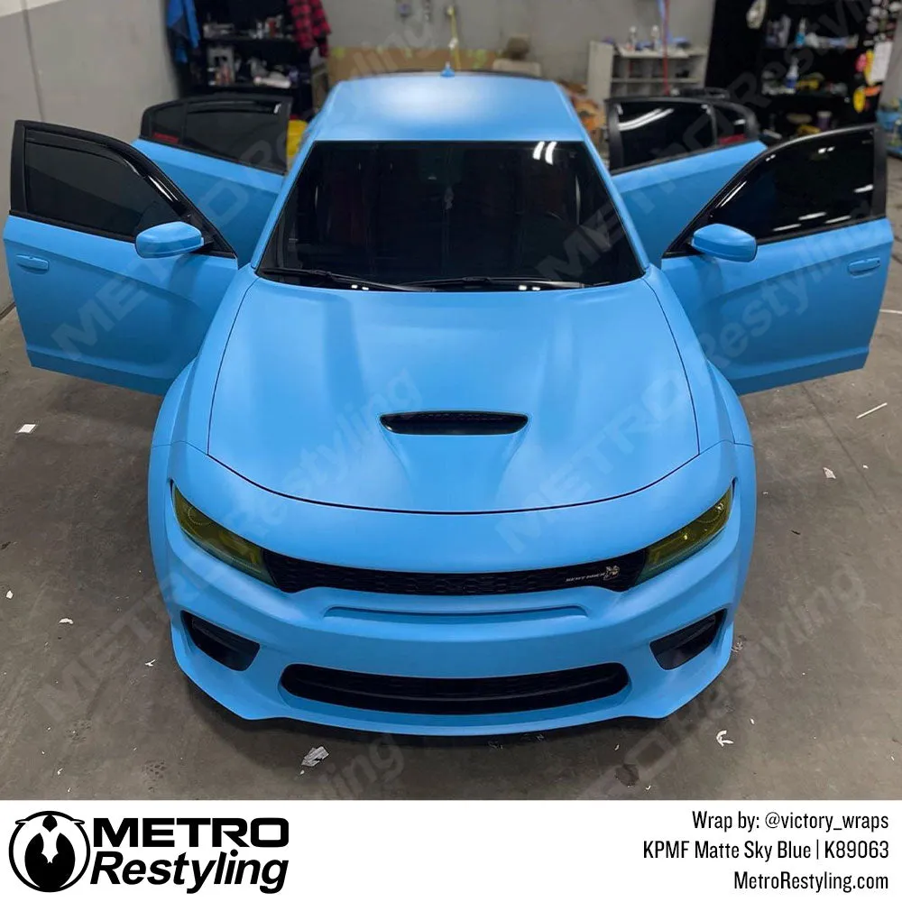 KPMF K89000 Matte Sky Blue Vinyl Wrap | K89063 (Special Order)