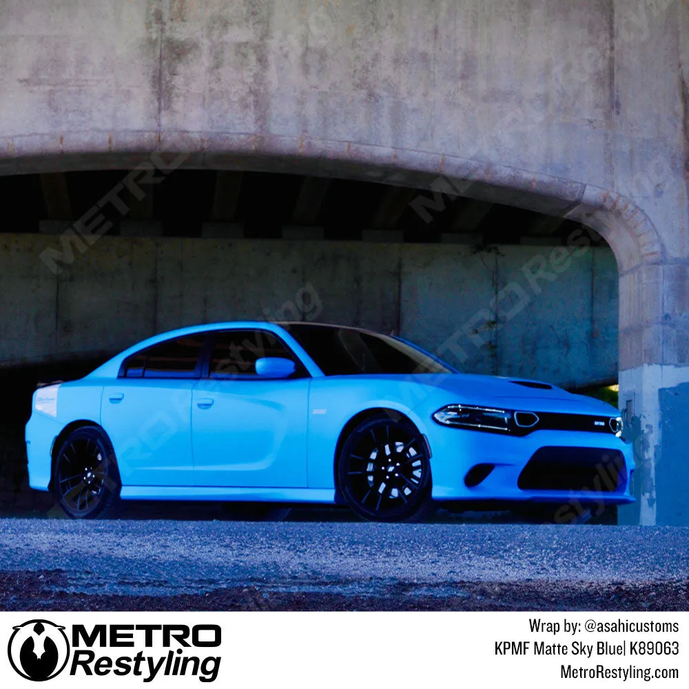 KPMF K89000 Matte Sky Blue Vinyl Wrap | K89063 (Special Order)