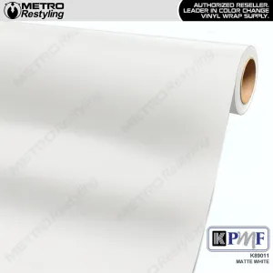 KPMF K89000 Matte White Vinyl Wrap | K89011