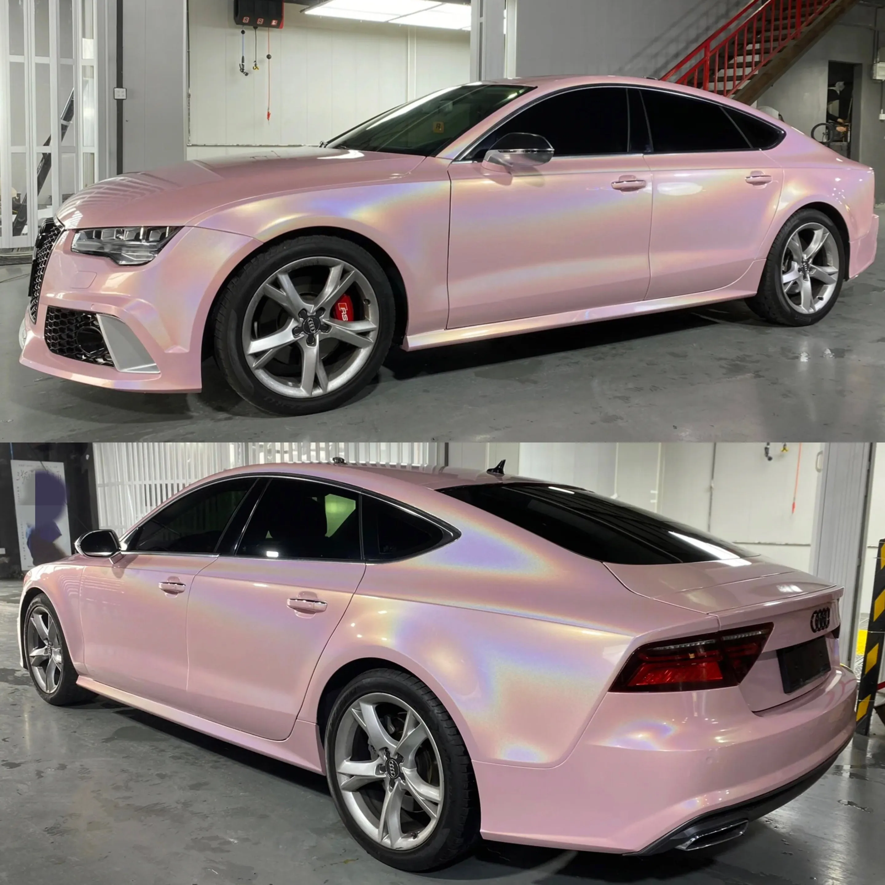 Laser Gloss Rouge Pink Vinyl Wrap