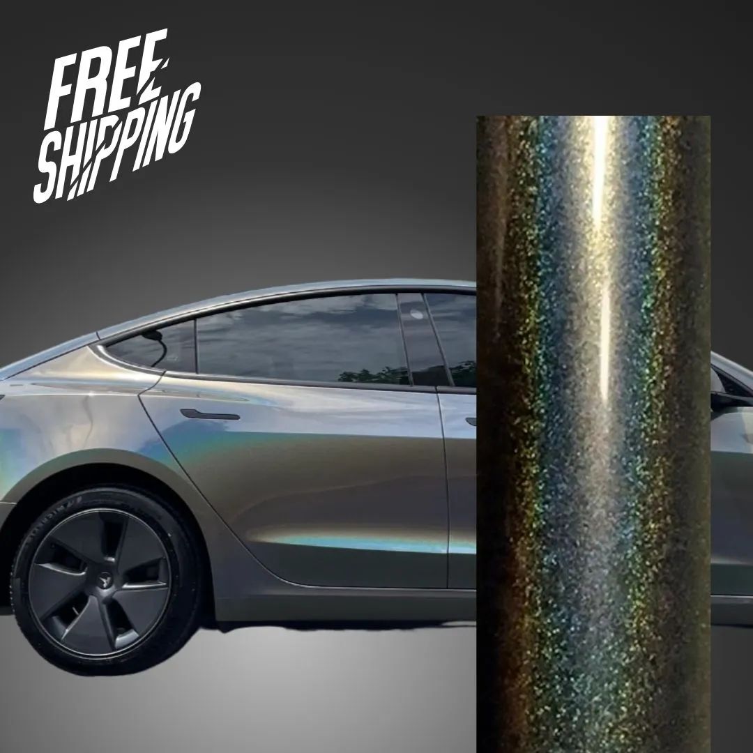 Laser Majestic Gray Vinyl Wrap
