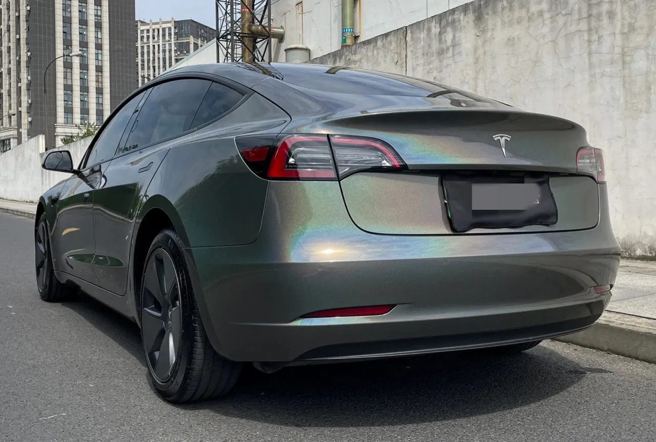 Laser Majestic Gray Vinyl Wrap