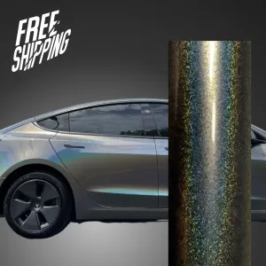 Laser Majestic Gray Vinyl Wrap