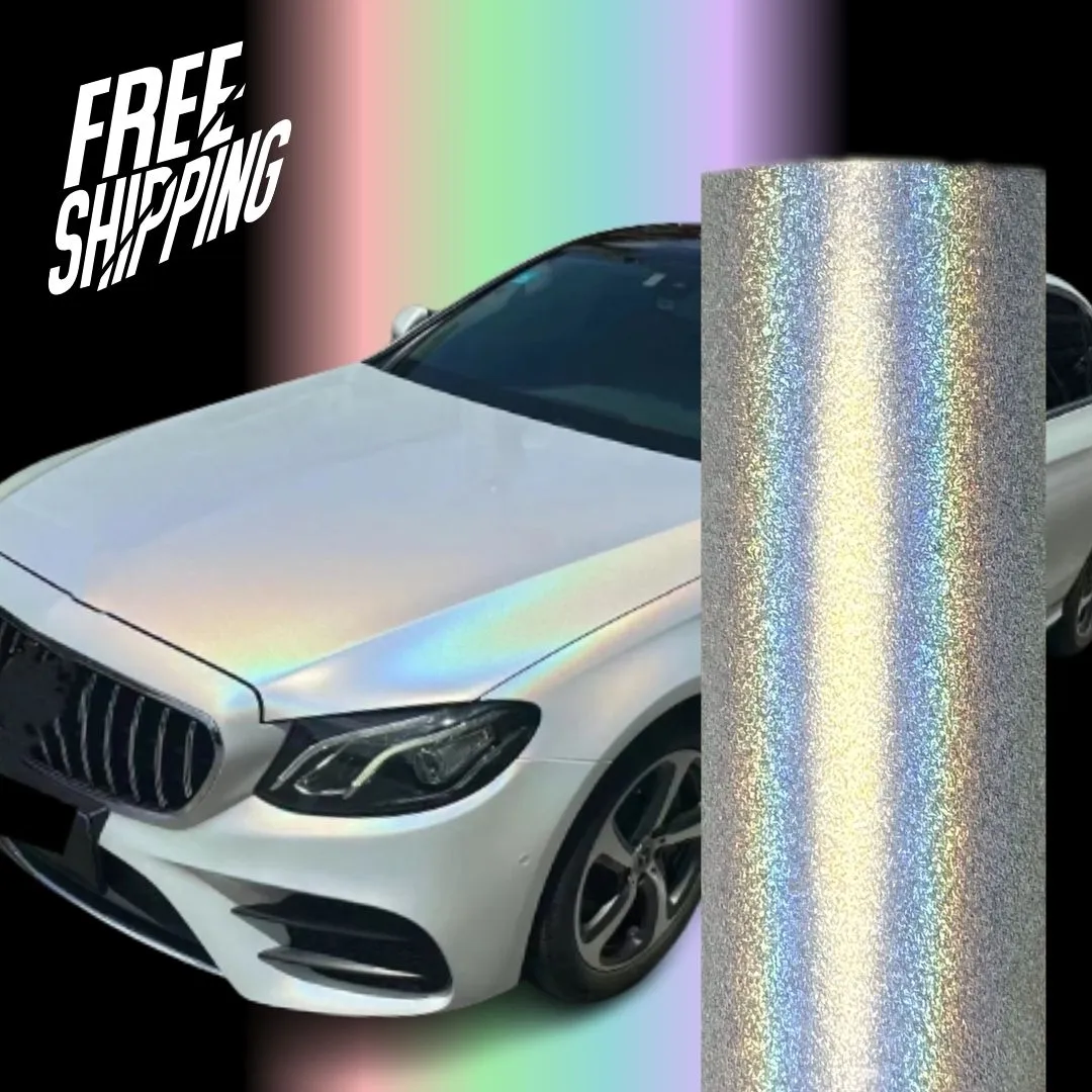 Laser Matte White Vinyl Wrap