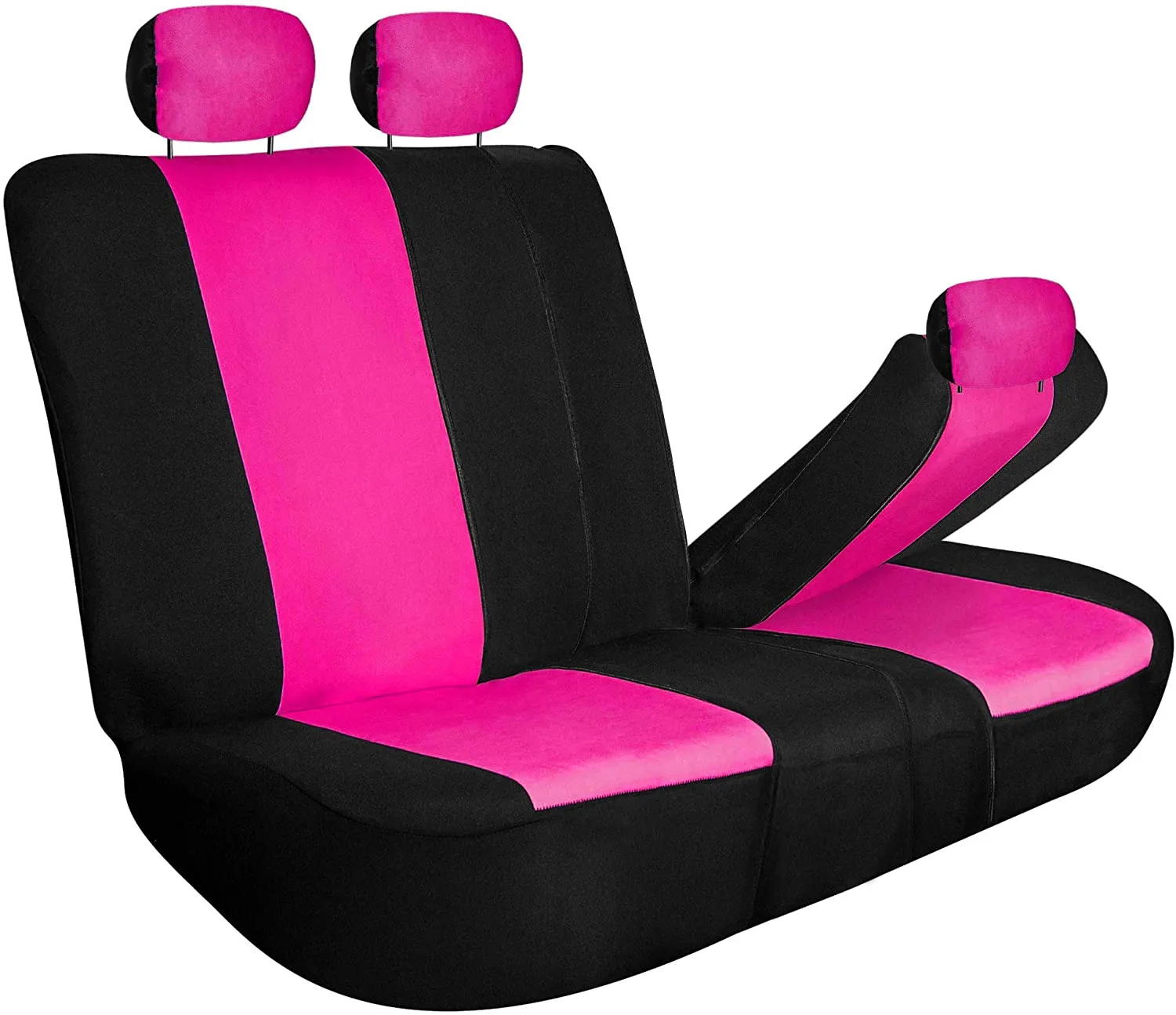 Light & Breezy Full Coverage Car Seat Covers - Full Set Pink