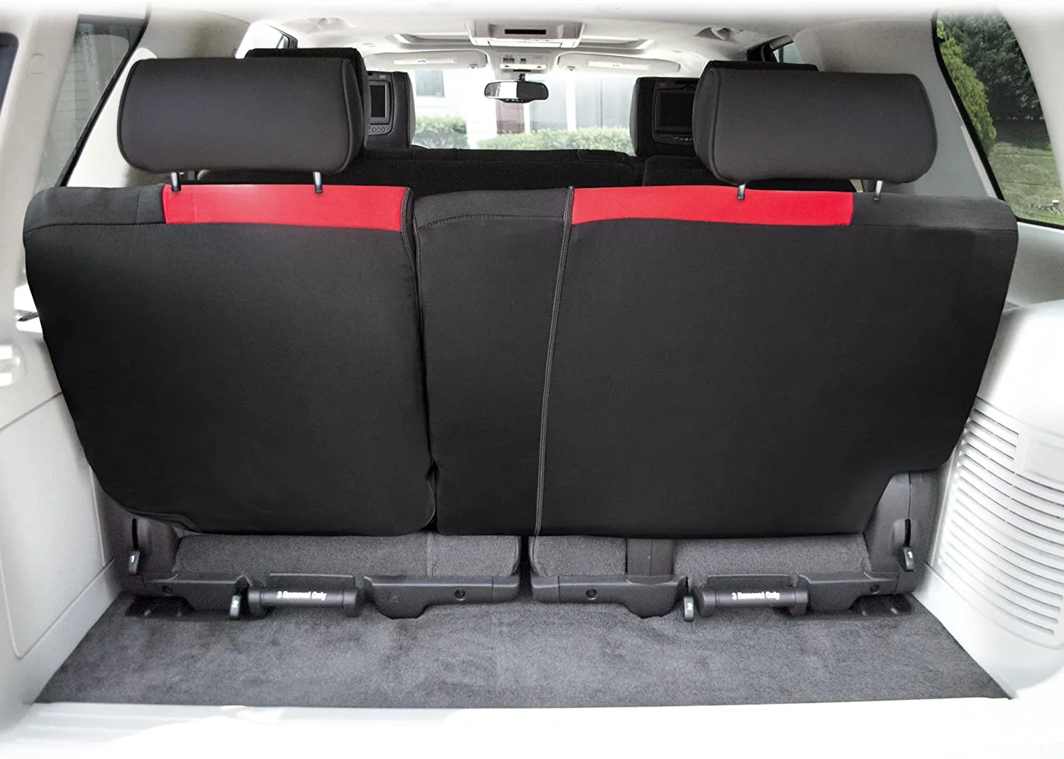 Light & Breezy Full Coverage Car Seat Covers - Full Set Red