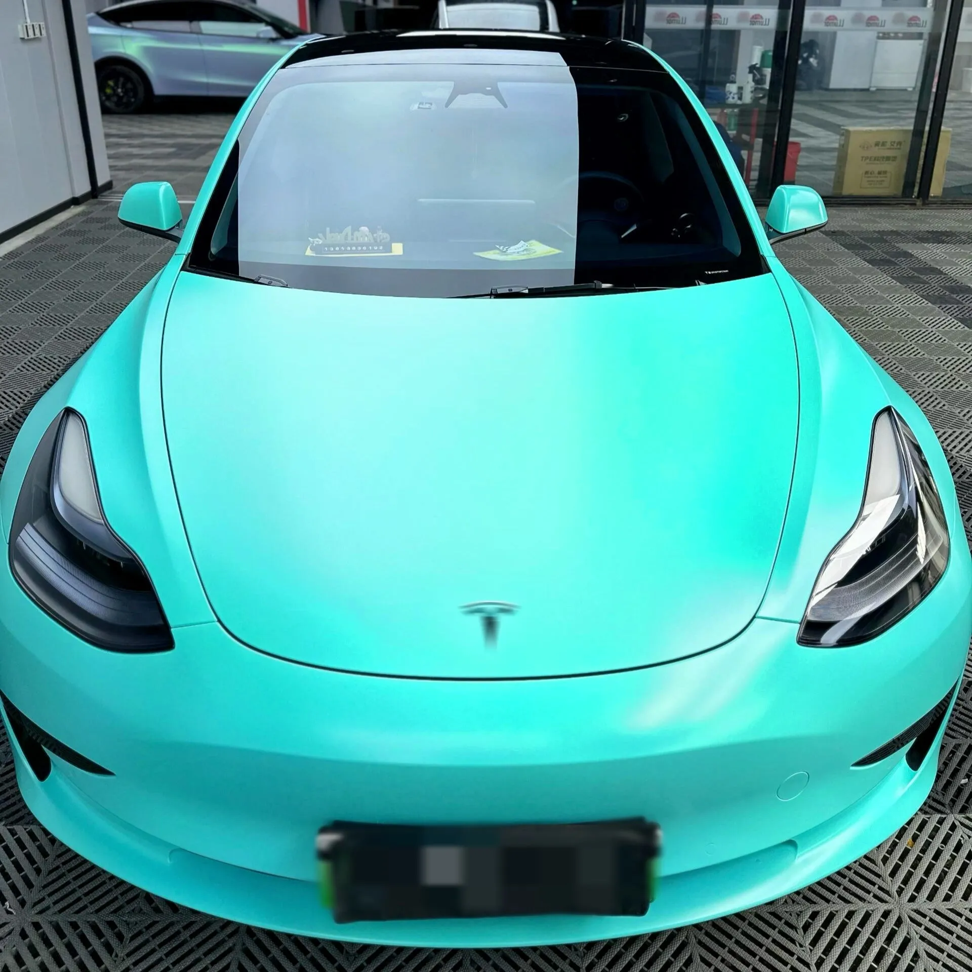 Matte Tiffany Vinyl Wrap