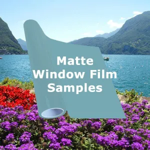 Matte Window Films Samples