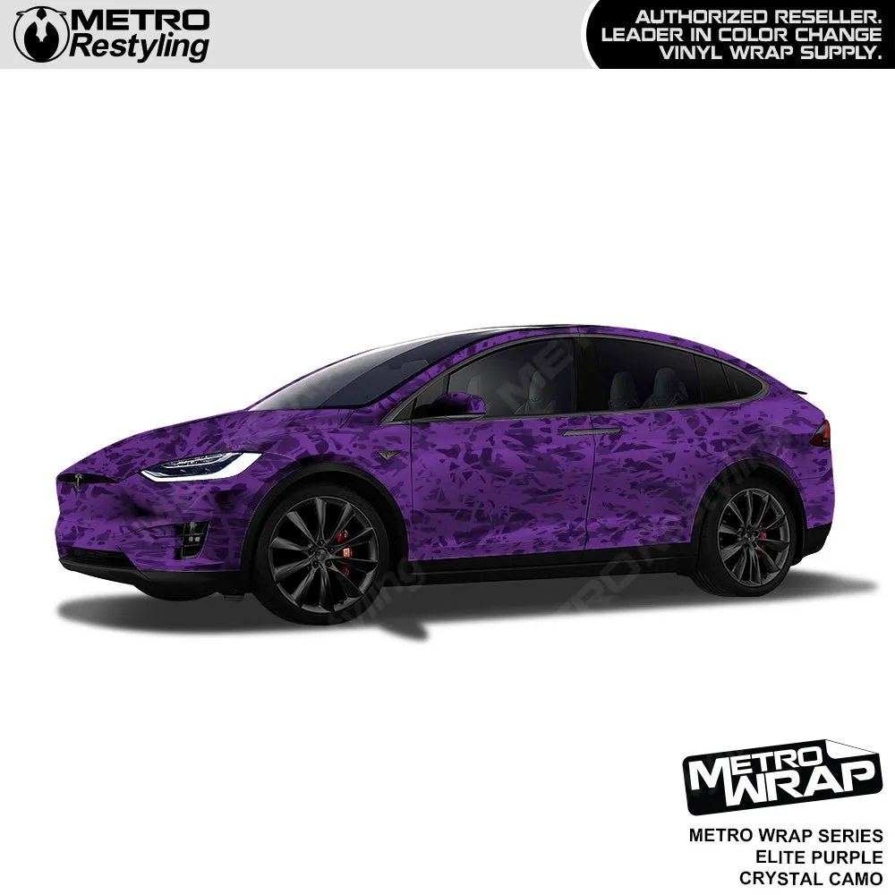 Metro Wrap Crystal Elite Purple Camouflage Vinyl Film