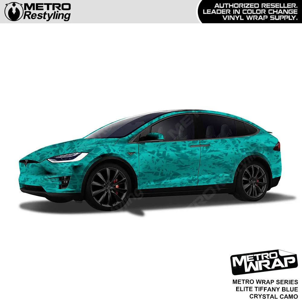 Metro Wrap Crystal Elite Tiffany Blue Camouflage Vinyl Film