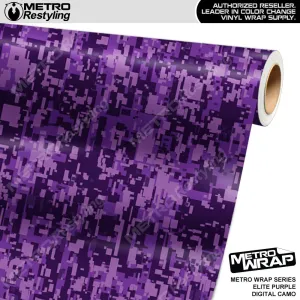 Metro Wrap Digital Elite Purple Camouflage Vinyl Film