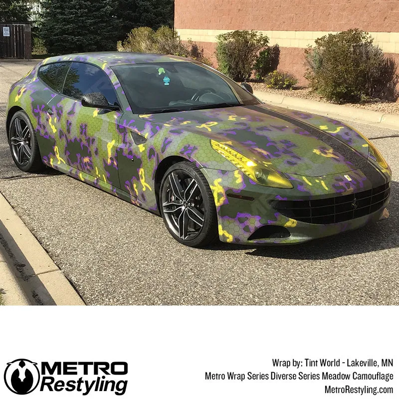 Metro Wrap Diverse Meadow Camouflage Vinyl Film