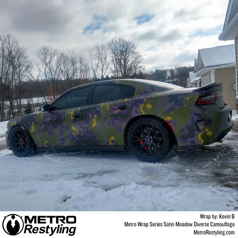Metro Wrap Diverse Meadow Camouflage Vinyl Film