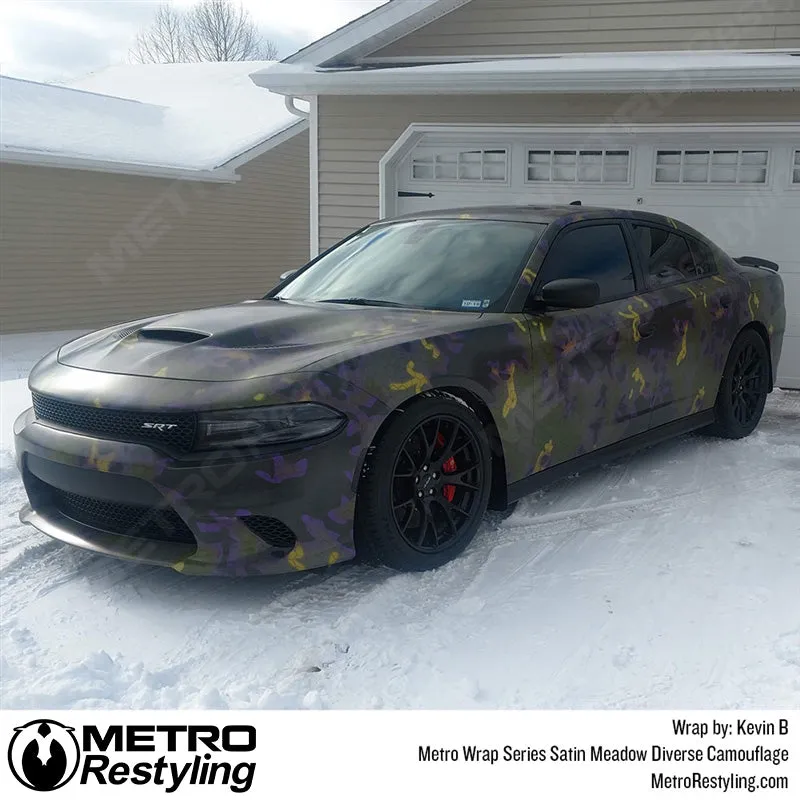 Metro Wrap Diverse Meadow Camouflage Vinyl Film
