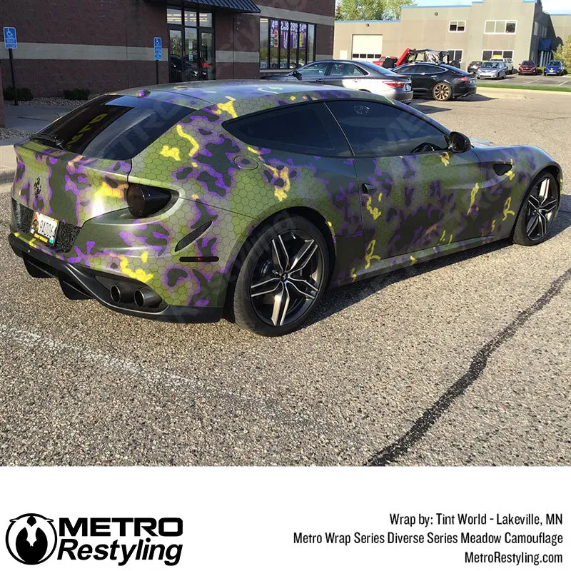 Metro Wrap Diverse Meadow Camouflage Vinyl Film