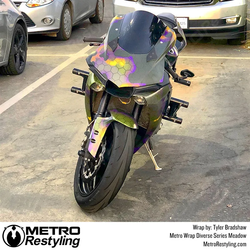 Metro Wrap Diverse Meadow Camouflage Vinyl Film