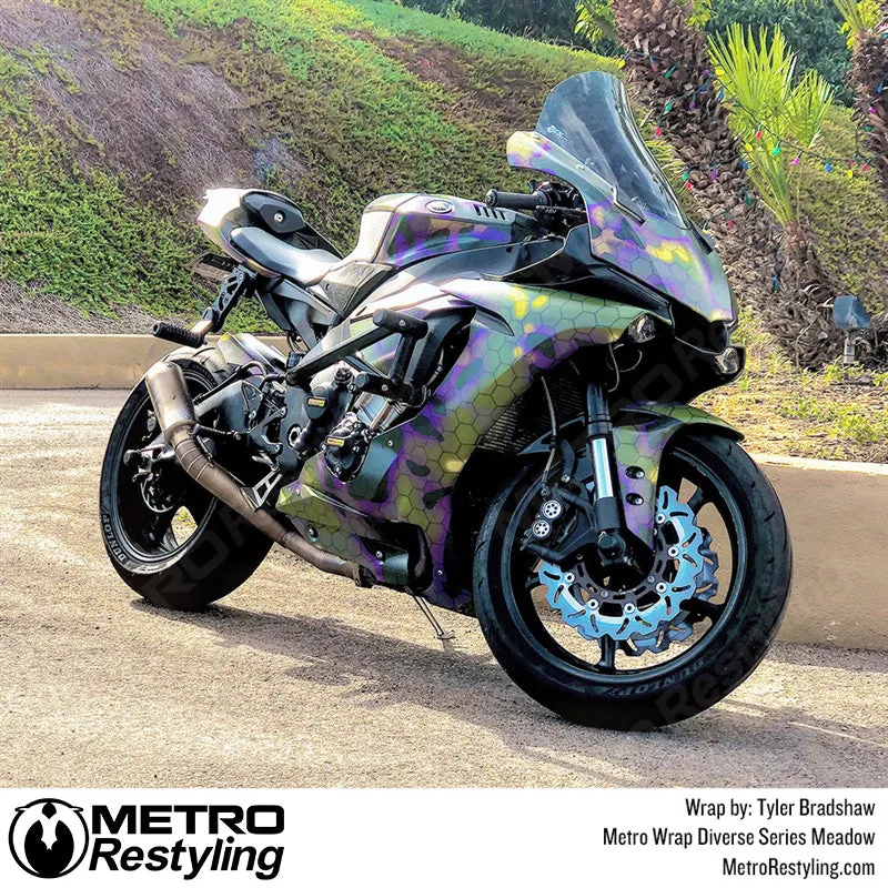 Metro Wrap Diverse Meadow Camouflage Vinyl Film