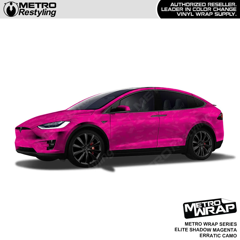 Metro Wrap Erratic Elite Shadow Magenta Camouflage Vinyl Film