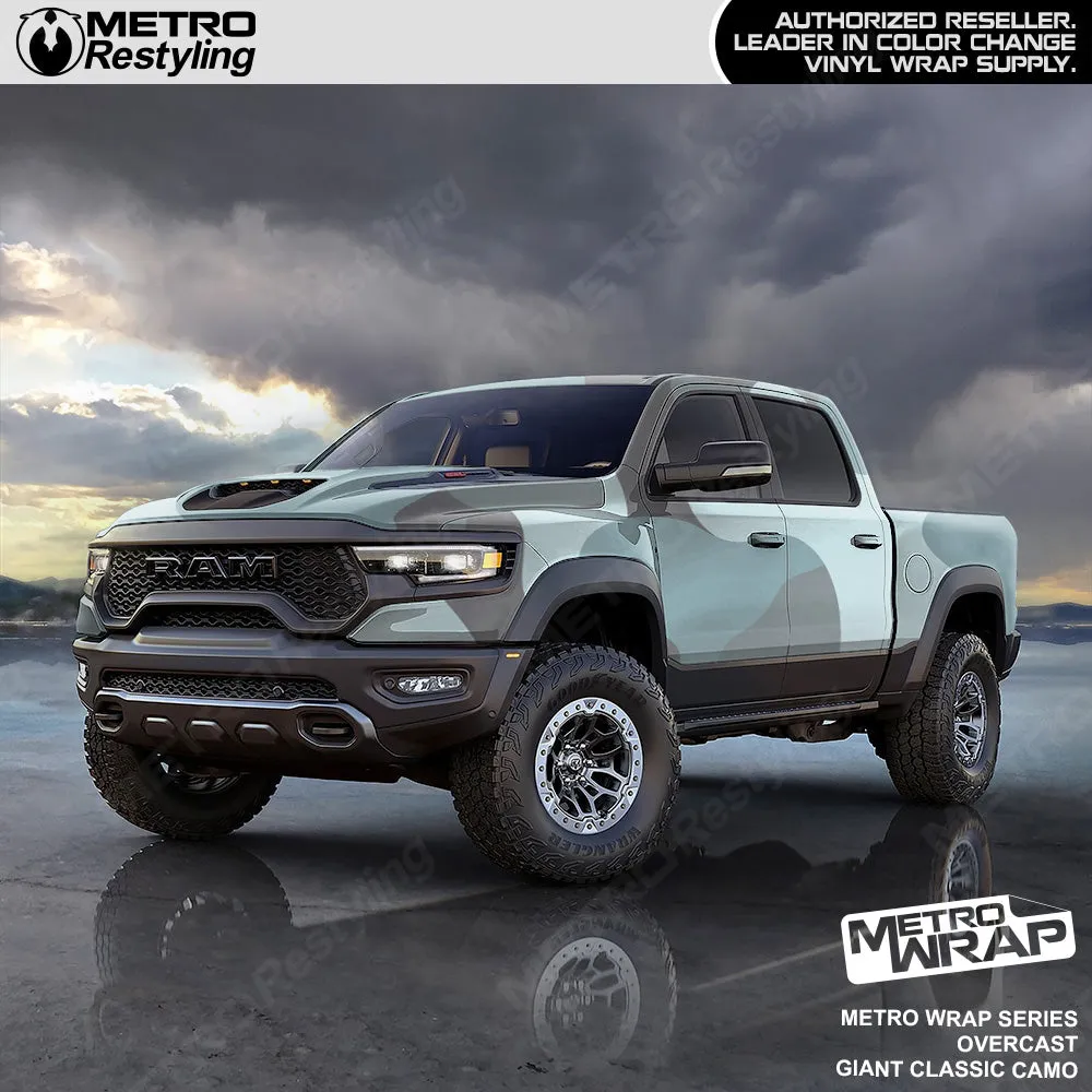 Metro Wrap Giant Classic Overcast Camouflage Vinyl Film