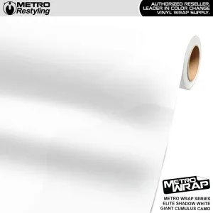 Metro Wrap Giant Cumulus Elite Shadow White Camouflage Vinyl Film