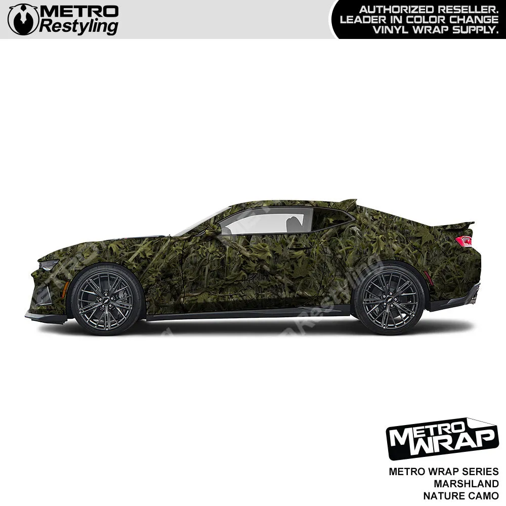 Metro Wrap HD Marshland Nature Camouflage Vinyl Film