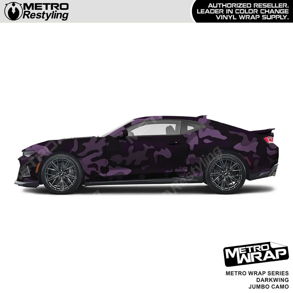 Metro Wrap Jumbo Classic Darkwing Camouflage Vinyl Film