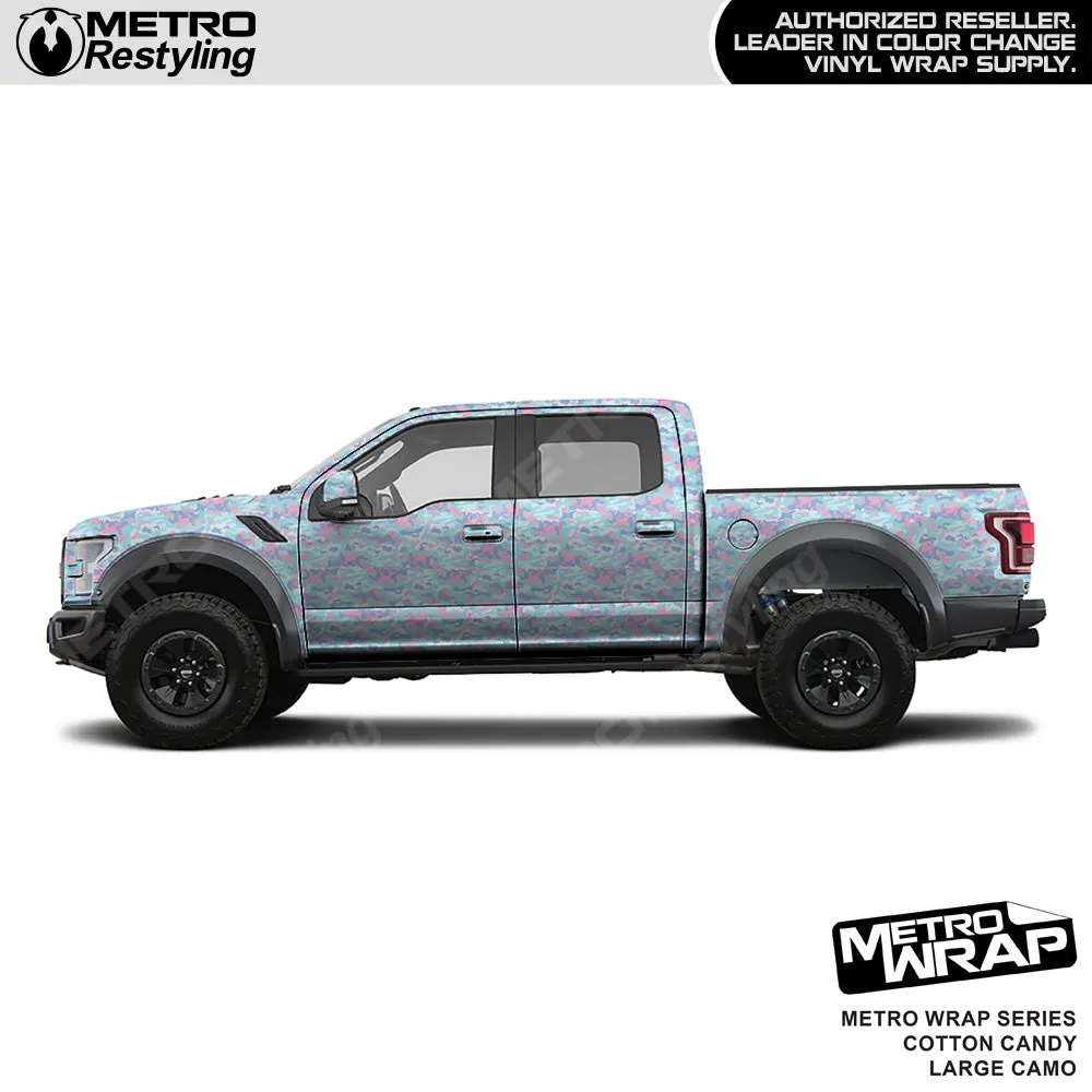 Metro Wrap Large Classic Cotton Candy Camouflage Vinyl Film