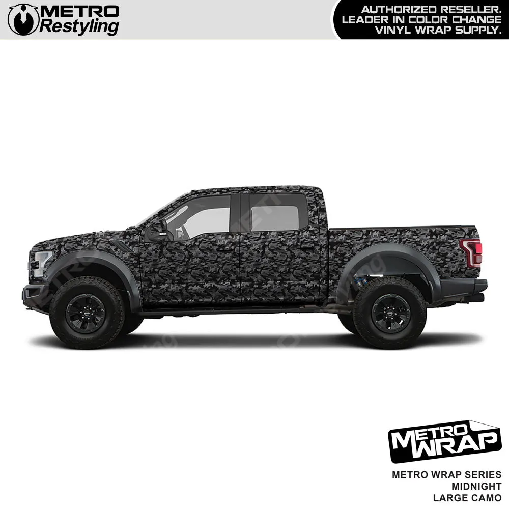 Metro Wrap Large Classic Midnight Camouflage Vinyl Film