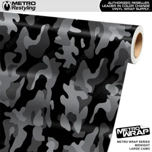 Metro Wrap Large Classic Midnight Camouflage Vinyl Film