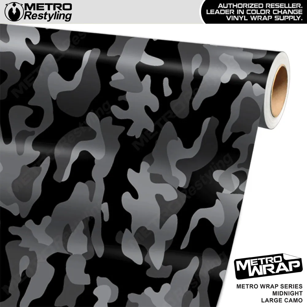 Metro Wrap Large Classic Midnight Camouflage Vinyl Film