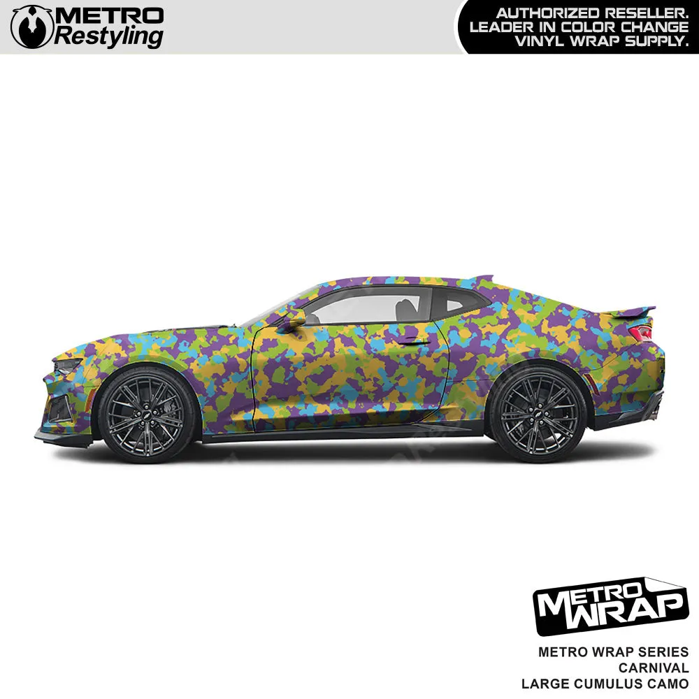 Metro Wrap Large Cumulus Carnival Camouflage Vinyl Film