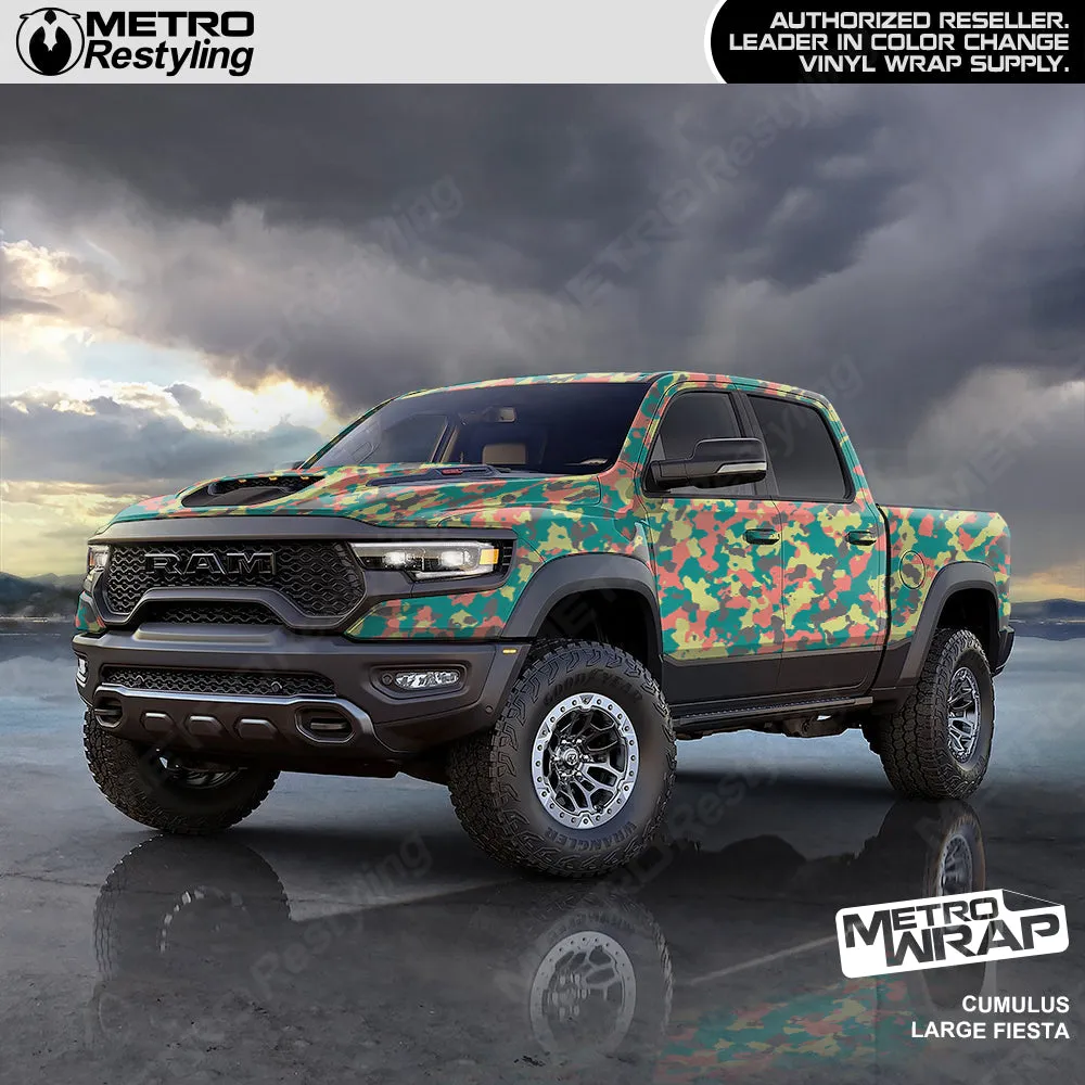 Metro Wrap Large Cumulus Fiesta Camouflage Vinyl Film