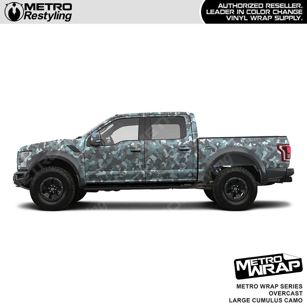 Metro Wrap Large Cumulus Overcast Camouflage Vinyl Film