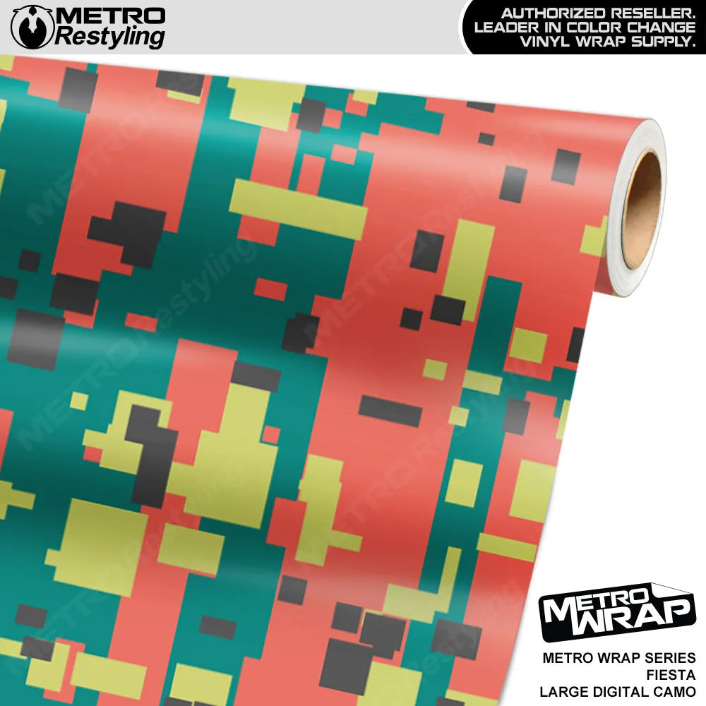 Metro Wrap Large Digital Fiesta Camouflage Vinyl Film