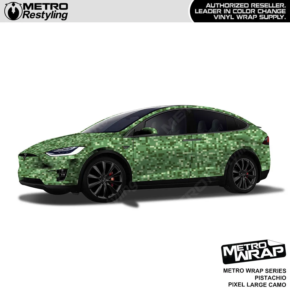 Metro Wrap Large Pixel Pistachio Camouflage Vinyl Film