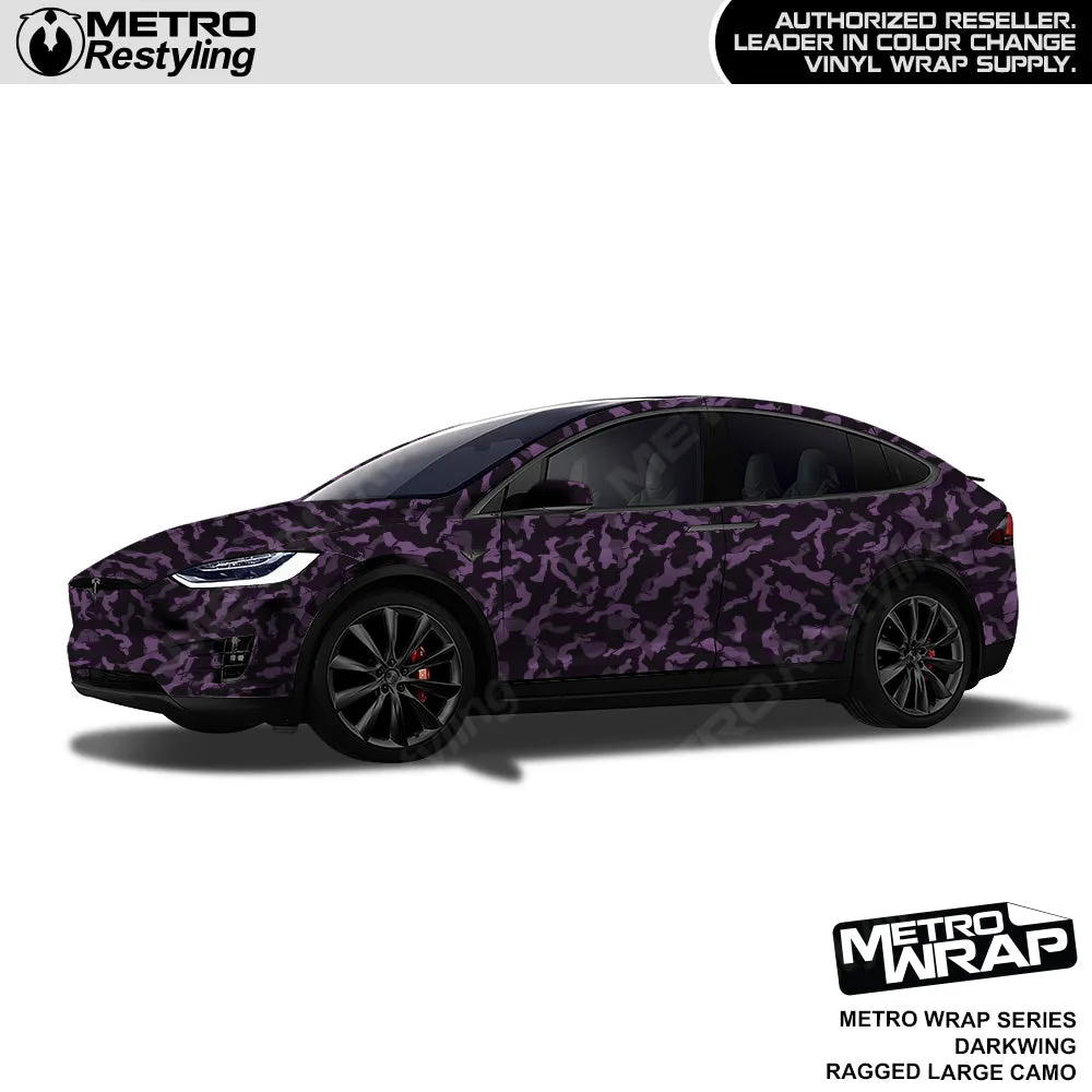 Metro Wrap Large Ragged Darkwing Camouflage Vinyl Film