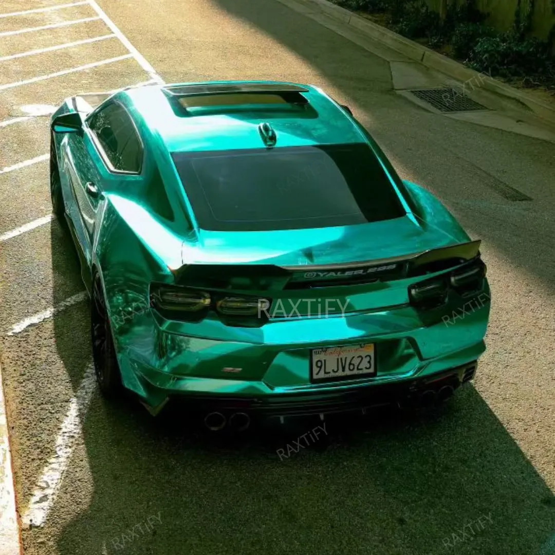 Mirror Chrome Green Vinyl Wrap